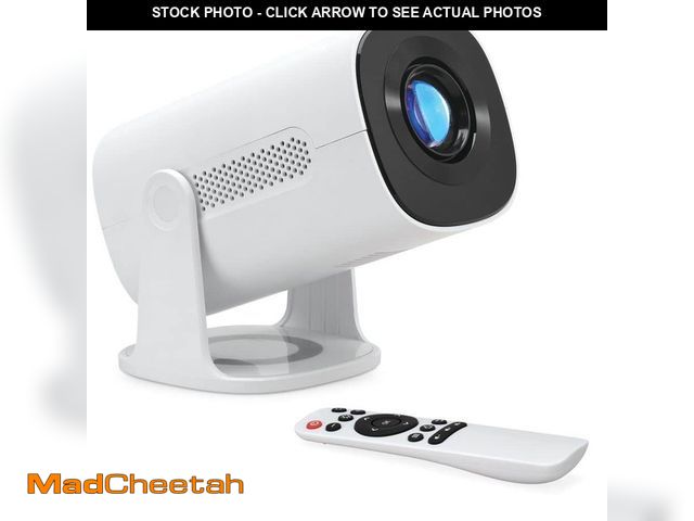 Lot 74-12691429 - GPX Beam+ 1280 x 720 LED Projector with 110 ANSI Lumens, Bluetooth, White - UNUSED