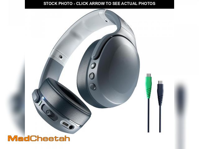 Lot 74-12182664 - Skullcandy Crusher Evo Wireless Bluetooth Headphones with Multi-Sensory Bass and Charging Cable, Noi...