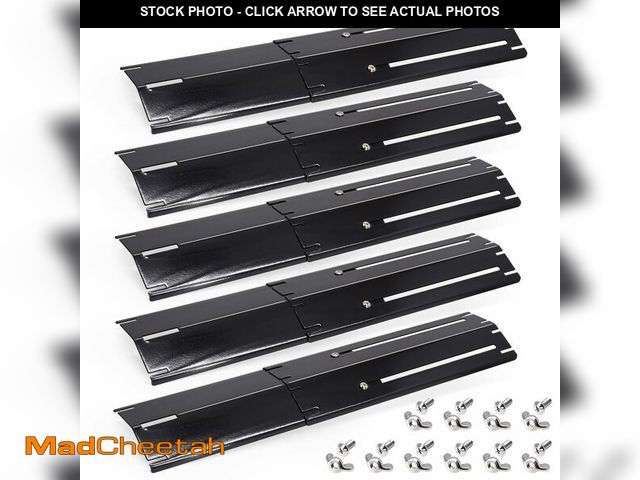 Lot 74-14294151 - Adjustable Universal Grill Heat Plates, Heat Shields, Heat Tents, Burner Covers Guard, Heat Deflecto...