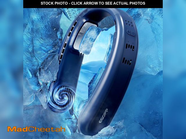 Lot 74-14376846 - 1S Cool Down 30ÃÂ°F Neck Fan with Double Semiconductor Coolers, 360ÃÂ° Surrounded Personal Fans Ai...