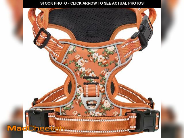 Lot 74-14273160 - Timos Dog Harness for Medium Dogs, No Pull Service Vest with Reflective Strips and Control Handle,No...
