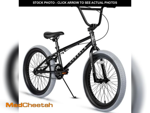 Lot 74-12540685 - cubsala Freestyle BMX Bike, 18 Inch Kids Bicycle for 5-9 Years Old Kids and Beginner Level Rider, Bl...