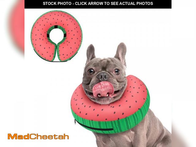 Lot 74-11557212 - Supet Inflatable Dog Cone Collar Alternative after Surgery, Dog Neck Donut Collar Recovery E Collar,...