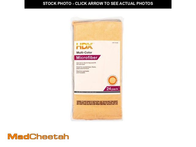 Lot 74-14359519 - 16 in. x 16 in. Multi-Purpose Microfiber Towel (48-Pack) - UNUSED