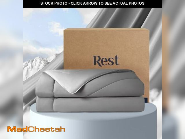 Lot 74-12845987 - RESTÃÂ® EvercoolÃÂ® Cooling Comforter, Twin/Twin XL, Blanket for Hot Sleepers, All Season Bedding ...