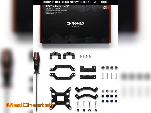 Lot 74-12329916 - Noctua NM-M1-MP83 chromax.Black, CPU Cooler Mounting-Kit for AMD AM5/AM4 and Intel LGA1700/LGA1200 (...