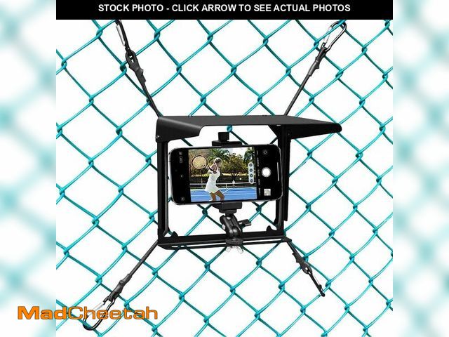 Lot 74-14057678 - BUMOVE Cell Phone Fence Mount with Shade, Phones Holder Mounting Kit for iPhone, Mevo Start, GoPro a...