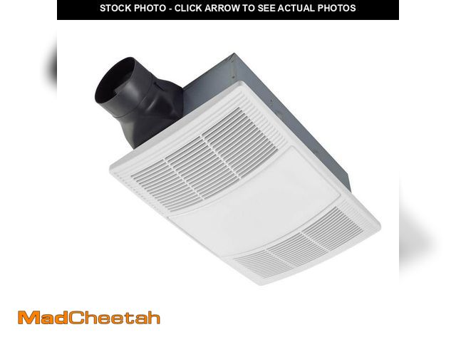 Lot 74-12650661 - Broan-NuTone PowerHeat 110 CFM Ceiling Bathroom Exhaust Fan with Heater - USED