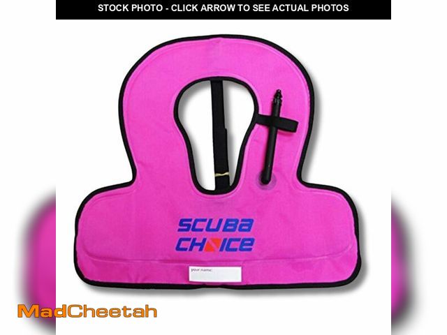 Lot 74-14272080 - Scuba Choice Kid's Snorkel Vest with Name Box, Purple Ã¢â¬â Lightweight Adjustable Vest for Kids ...