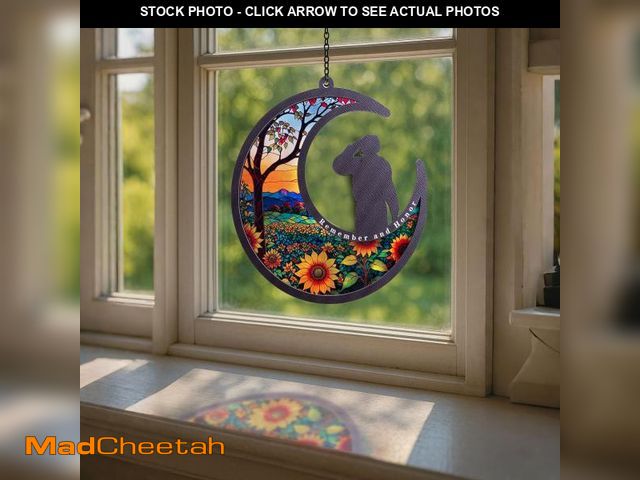 Lot 74-12394642 - Memorial Day Decorations Patriotic Suncatcher, 4th of July Window Hanging Decor, Remember and Honor ...