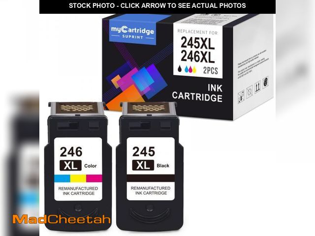 Lot 74-11854503 - myCartridge SUPRINT 245XL Ink Cartridge PG-245 CL-246 Replacement for Canon Ink 245 and 246 Compatib...