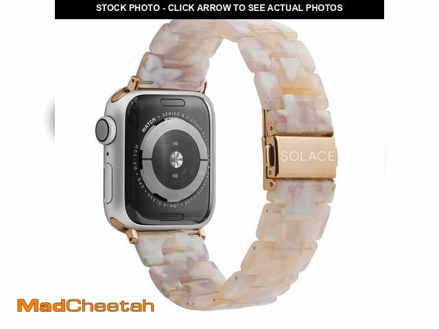 Lot 74-12459297 - Solace Bands Lightweight Perma Watch Band - Universal Fit for Apple Watch Bands for Women and Men, i...