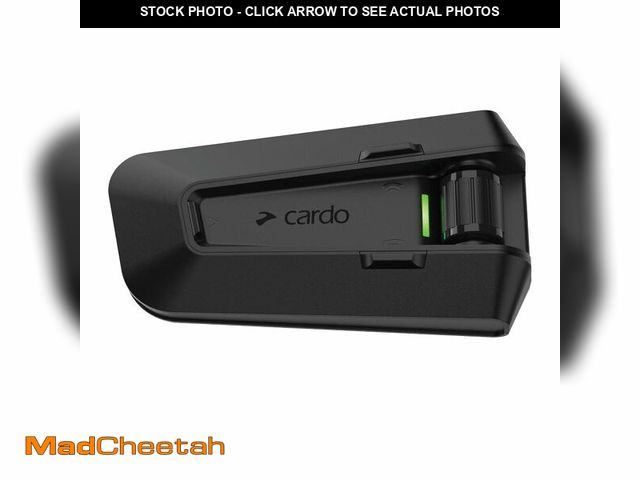 Lot 74-13567345 - Cardo PACKTALK PRO Motorcycle Helmet Communication System Intercom, Crash Detection, Auto On/Off, Ai...