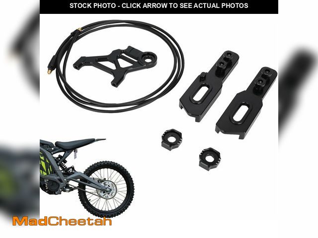 Lot 74-10822470 - BAOUFF Swingarm Extension Kit for Surron Light Bee,7075 Aluminum CNC Swing Arm Extender Extend with ...