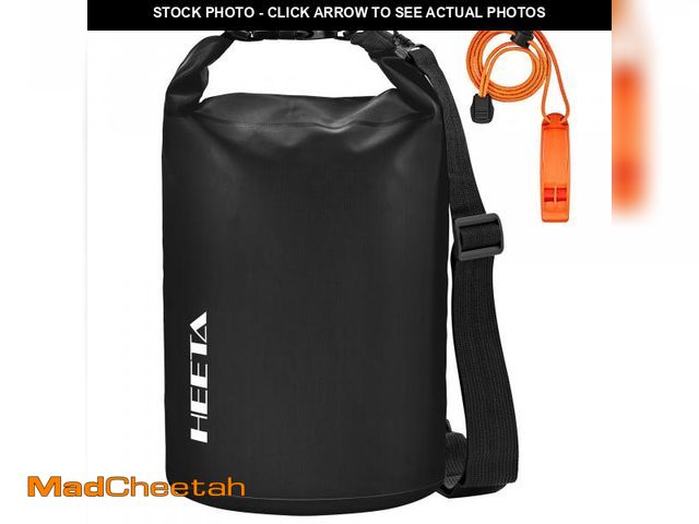 Lot 74-12437017 - HEETA Waterproof Dry Bag for Women Men (Upgraded Version), Roll Top Lightweight Dry Storage Bag Back...