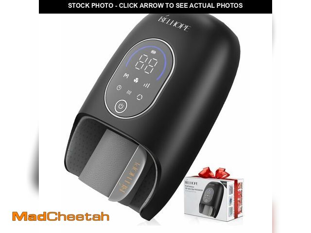 Lot 74-12972929 - Hand Massager with 9 Modes and 4 Heating Options for Hot and Cold Therapy Hand and Wrist Massager fo...