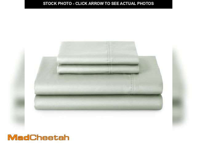 Lot 74-12527095 - Better Homes &amp; Gardens 4-Piece 300 Thread Count Soft Sea Cotton Sateen Bed Sheet Set, Full - USE...