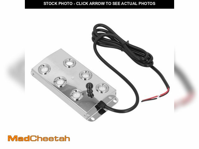 Lot 74-13771316 - Water Mister Fogger, 1.5m Cable Ultrasonic Water Pond Fountain Fogger Stainless Steel 6 Heads Quiet ...