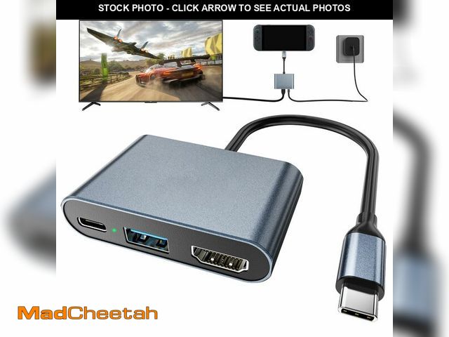 Lot 74-14153479 - Switch 2 Dock,Portable USB C Docking Station with 4K@60Hz~120Hz HDR/PD Max100W/USB Port,Aluminum All...