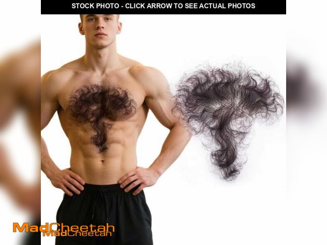 Lot 74-11873829 - INFTOYCO Fake Chest Hair Body Hairs Adding Hair Volume Enhancement of Manliness Handmade Full Lace F...