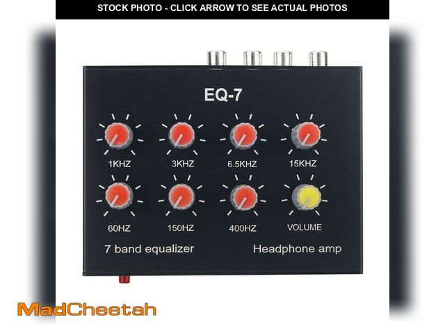 Lot 74-13539675 - 7 Band Sound Equalizer 2 Channel Audio Mixer Equalizer Digital Sound Equalizer - UNUSED