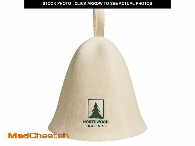 Lot 74-14270626 - Northwood Sauna - Sauna Hat - 100% Wool Felt - Banya Hair Cap for Men &amp; Women - One-Size-Fits-Al...