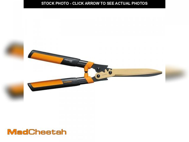 Lot 74-12411595 - Fiskars Titanium Coated Blades, 23 in. PowerGear 2 Hedge Shears - UNUSED