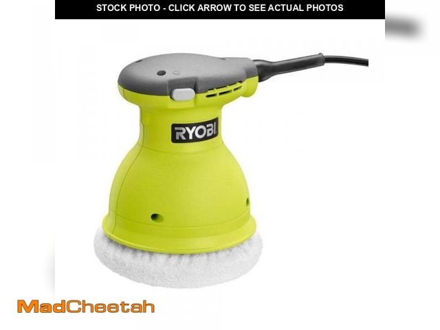 Lot 74-12032443 - *SEE DETAILS* RYOBI 0.5 Amp Corded 6 in. Orbital Buffer/Polisher *SEE DETAILS*  - USED
