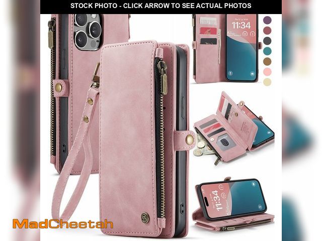 Lot 74-13948970 - Defencase Compatible with iPhone 12 Pro Max Case Wallet with RFID Blocking Card Holder for Women Men...