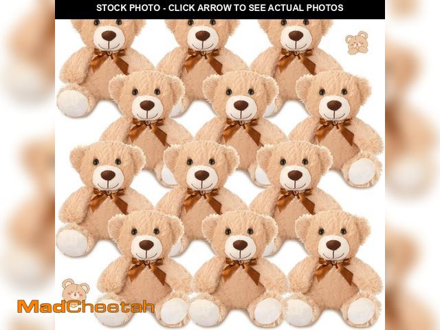 Lot 74-12609552 - Zhanmai 12 Pcs 14 Inch Bear Stuffed Animal Bulk Operation 2025 Graduation Gifts Bulk Plush Stuffed B...