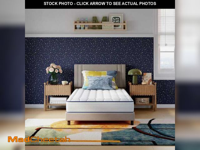 Lot 74-14604003 - Novilla Cozy Twin Medium Firm Hybrid Mattress, 6 in. in a Box with Smarts Coil Mattress HD-6-T-NM029...