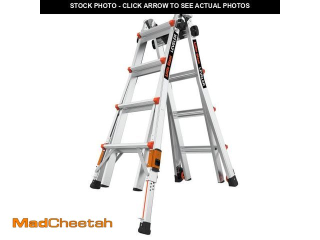 Lot 74-12205303 - Little Giant Ladders Leveler 2.0 M18 with Leg Levelers 18-ft Reach Type 1A - 300 lbs. Load Capacity ...