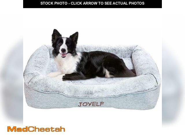 Lot 74-13040334 - JOYELF Memory Foam Dog Bed Large Orthopedic Pet Bed with Washable Cover, Independent Mat Design with...
