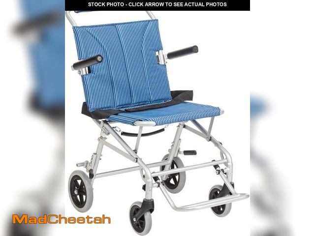 Lot 74-12171028 - Super Light Folding Transport Wheelchair with Carry Bag - UNUSED