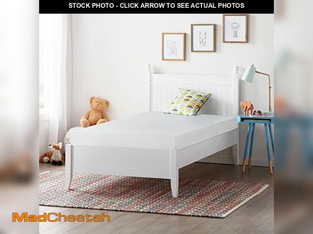 Lot 74-12664292 - FDW | 6 Inch Twin Mattress | Medium Firm | Gel Memory Foam Mattress | White | Bed in a Box, CertiPUR...