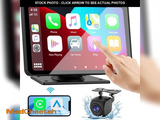 Lot 74-12112655 - Carplay Screen for Car, 7" HD Wireless Portable Car Play Touchscreen Stereo with Android Auto Mirror...