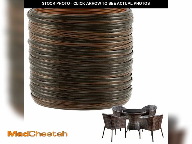 Lot 74-12709939 - Biggun 459ft Wicker Repair Kit - Rattan Patio Chair Sofas Repair Supplies for Outdoor Lawn Furniture...