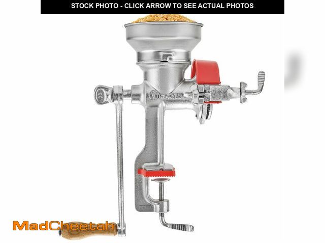 Lot 74-12608829 - Victoria Manual Cast Iron Grain Mill with Low Hopper, Premium Corn-Grinding Mill and Grain Grinder, ...