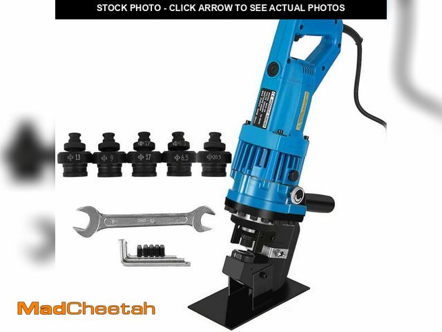 Lot 74-12783773 - Hydraulic Hole Puncher Cutting Thick 1/4 in., Electric Hydraulic Hole Punching Tool - UNUSED