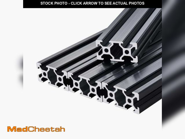 Lot 74-12558170 - SKYSHALO 5 Pieces 47.2 in. T Slot 2040 Aluminum Extrusion Profile, European Standard Anodized Linear...