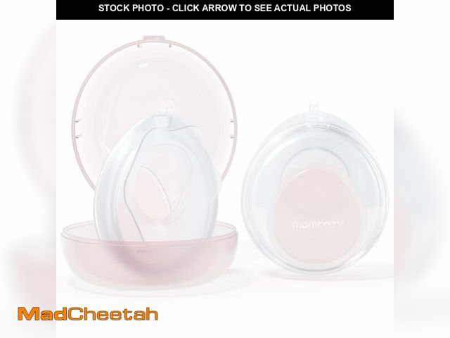 Lot 74-14270198 - Momcozy Breast Milk Collector, Slim Discreet Waterdrop Silicone Breast Shells for Light Milk Leakage...