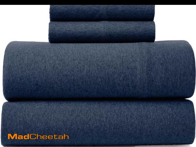 Lot 74-12526584 - Road Trip America Jersey Sheet Set - 4 Pieces Queen Cotton Sheets Set - Stretchable Ultrasoft Luxury...
