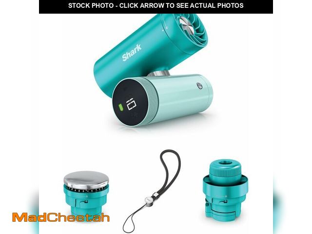 Lot 74-14591545 - (MISSING CHARGING CORD,WRIST STRAP)Shark ChillPill 3-in-1 Fan, Mist and Cooling Plate, Glacier, FA02...