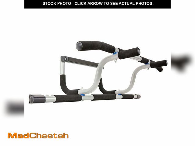 Lot 74-14259153 - Ultimate Body Press XL Doorway Pull Up Bar with Elevated Bar &amp; Adjustable Width - UNUSED