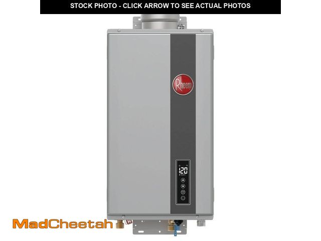 Lot 74-13610624 - Rheem Performance Plus 8.4 GPM Smart Non-Condensing Indoor Natural Gas Tankless Water Heater - USED