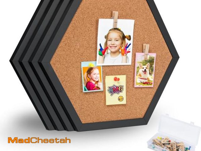 Lot 74-12326144 - Facilife 4 Packs Cork Board,Corkboards for Wall,Small Cork Board Decorations,Cork Boards for Walls w...