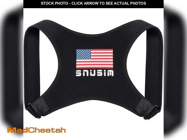 Lot 74-14272451 - SNUSIM Posture Corrector Upper Back Brace Neck Shoulder Back Support Brace Pain Relief Belt for Wome...