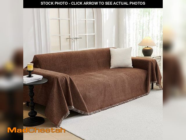Lot 74-14050916 - MYSKY HOME Couch Cover for Dogs Washable Couch Covers Couch Covers for Sofa Couch Cover 2 Cushion So...