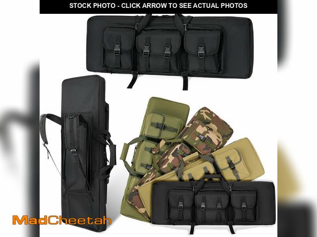 Lot 74-13709501 - DULCE DOM 36 inch Double Rifle Case Soft Bag Gun Case, Perfect for Rifle Pistol Firearm Storage and ...