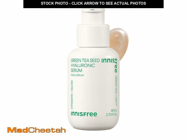Lot 74-14209878 - innisfree Green Tea Seed Hyaluronic Serum with Panthenol and Niacinamide, Korean Face Serum for Hydr...